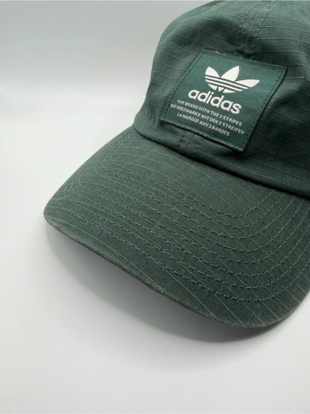 Adidas Originals Rewind Relaxed Adjustable Strapback Hat OS Trefoil Logo Green